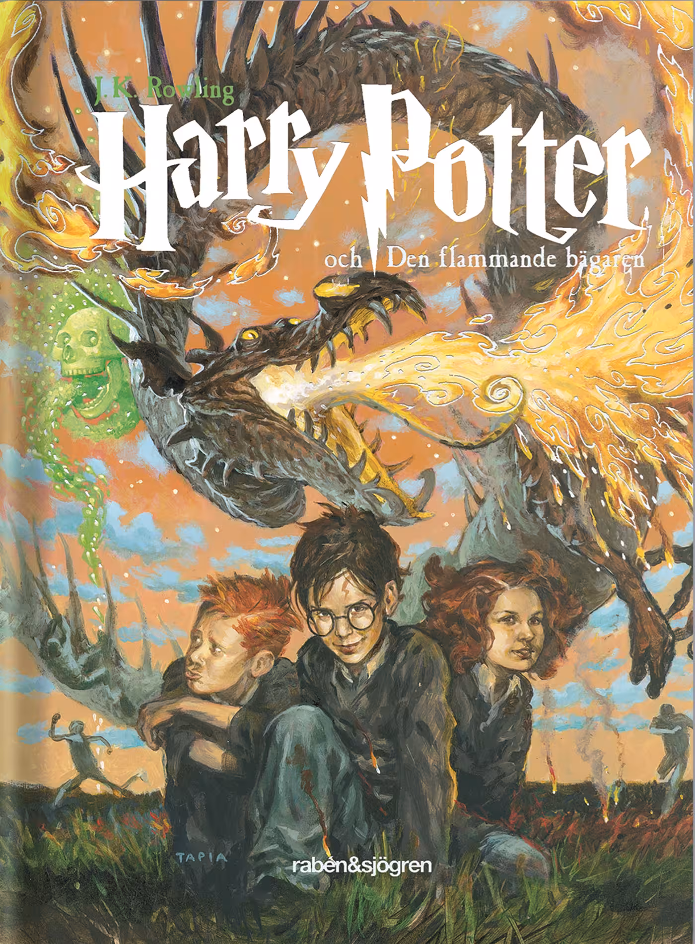 Harry Potter och den flammande bägaren cover